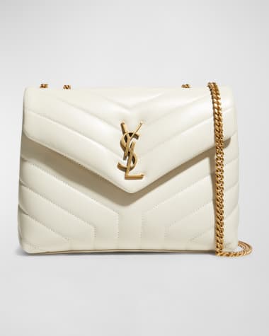 Saint Laurent Loulou Small YSL Shoulder Bag in Quilted Leather