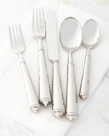 Ricci Silversmith 20-Piece Leopardo Flatware Service
