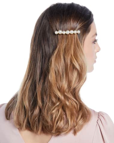 Jennifer Behr Gretal Glass Pearl Barrette