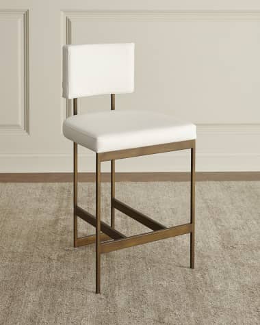 Worlds Away Valerie Modern Counter Stool. 26"