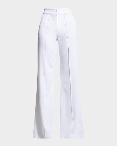 Alice + Olivia Dylan High-Waist Wide-Leg Pants