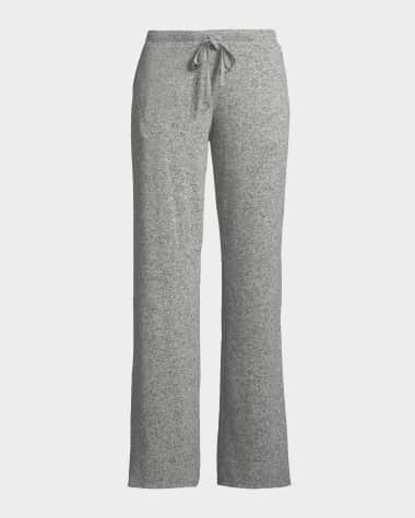 Natori Ulla Brushed Rib-Knit Lounge Pants