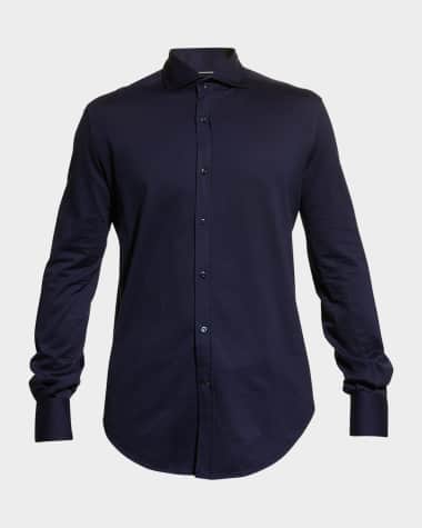Brunello Cucinelli Men's Jersey Knit Sport Shirt