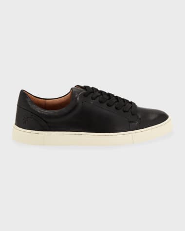 Frye Ivy Soft Leather Lace-Up Low-Top Sneakers