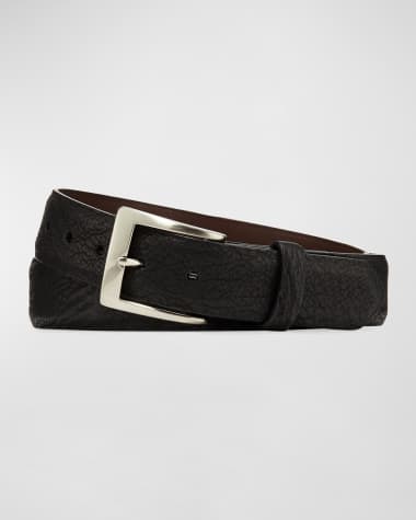 W. Kleinberg Men's Sharkskin Belt