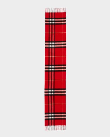 Burberry Classic Check Cashmere Scarf