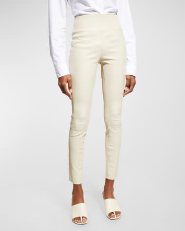 SPRWMN High-Waist Leather Ankle Leggings