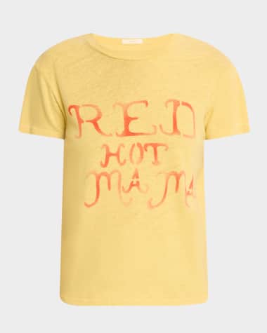 MOTHER The Sinful Graphic Crewneck Tee