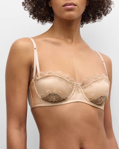 Kiki De Montparnasse Sensuel Lace-Trim Underwire Balconette Bra