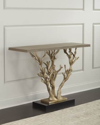 Ambella Woodland Ornate Console Table