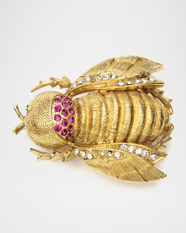 Ben-Amun Crystal Bee Pin