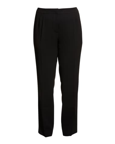 Lafayette 148 New York Plus Size Barrow Straight-Leg Crepe Pants