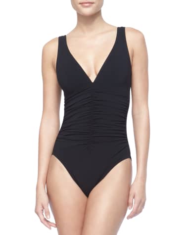 Karla Colletto Ruch-Front Underwire One-Piece Swimsuit