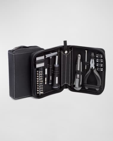 Bey-Berk 22-Piece Tool Set with Leather Case