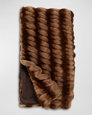 Fabulous Furs Couture Collection Faux-Fur Throw