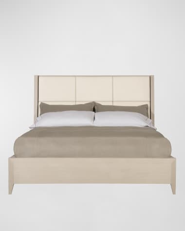 Bernhardt Axiom Quilted Panel Queen Bed