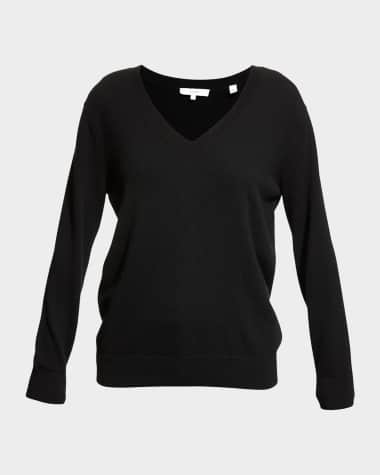 Vince Weekend V-Neck Cashmere Pullover Sweater