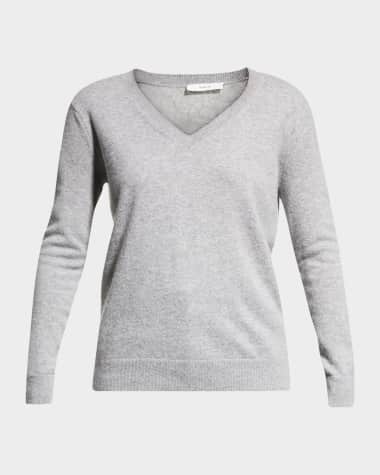 Vince Weekend V-Neck Cashmere Pullover Sweater