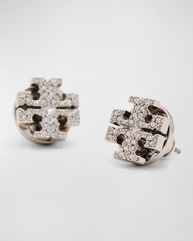 Tory Burch Miller Pave Stud Earring