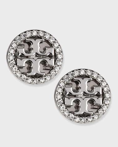 Tory Burch Miller Pave Stud Earring