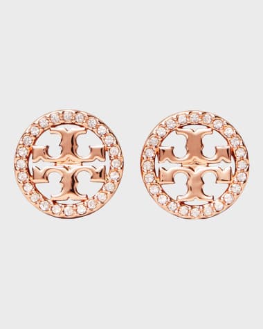 Tory Burch Miller Pave Stud Earring