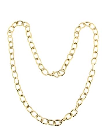 Roberto Coin 18k Gold Round Link Chain Necklace