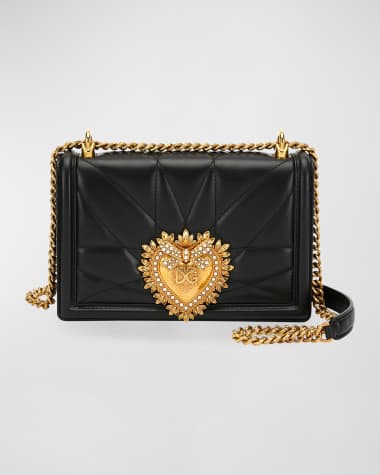 Dolce&Gabbana Devotion Medium Quilted Crossbody Bag