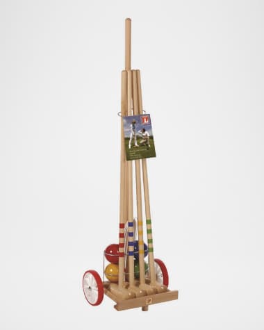 Kettler Kids' Croquet Set with Trolley Cart