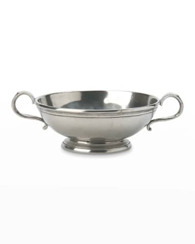 Match Small Low Footed Bowl with Handles