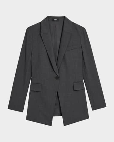 Theory Etiennette Wool Blazer