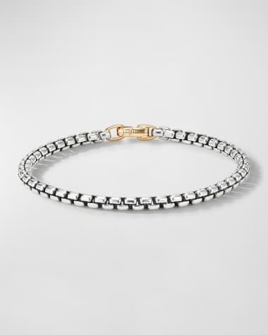 David Yurman DY Bel Aire Bracelet in Silver and 14k Gold, 4mm