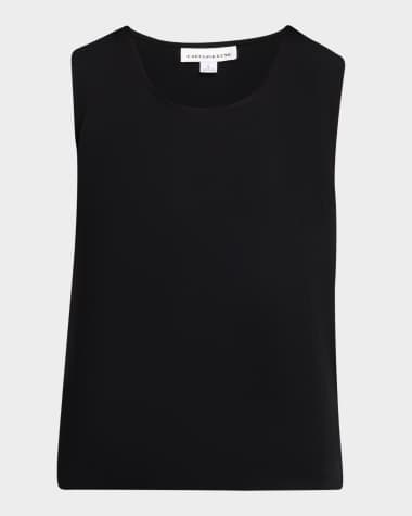 Women s Plus Size Designer Tops Sweaters Neiman Marcus