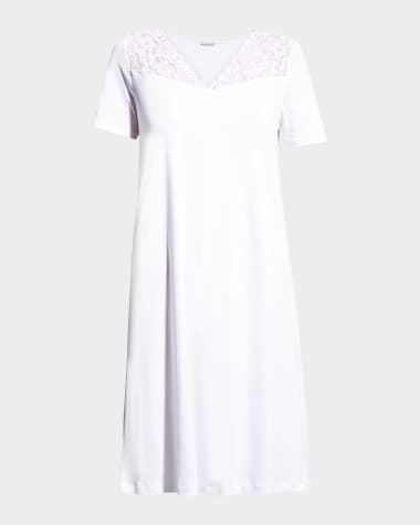 Hanro Moments 3/4 Sleeve Nightgown