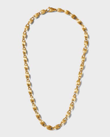 Marco Bicego Lucia 18K Short Small Link Necklace, 17.25"L