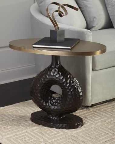 Arteriors Seth Textured Side Table