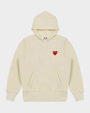 Comme des Garcons Men's Play Heart Pullover Hoodie