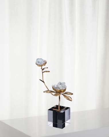 John-Richard Collection Double Celestite Bloom