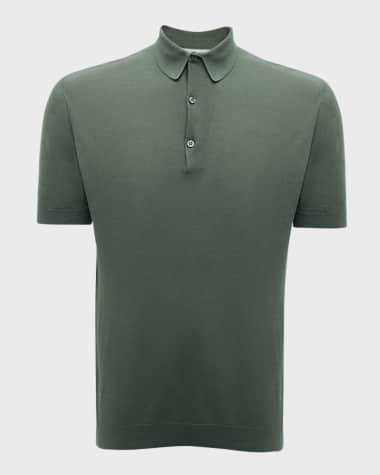 John Smedley Men's Roth Cotton Polo Shirt