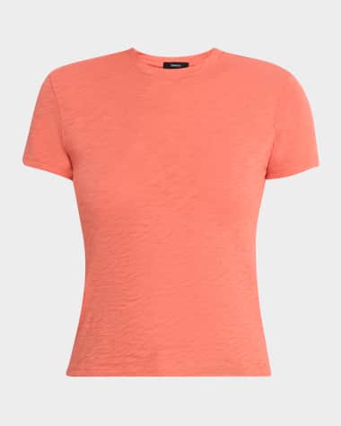 Theory Tiny Tee 2 Nebulous Organic Cotton Top