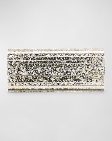 Jimmy Choo Sweetie Glitter Clutch Bag