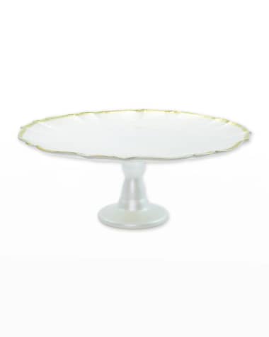 Vietri Baroque Glass Cake Stand