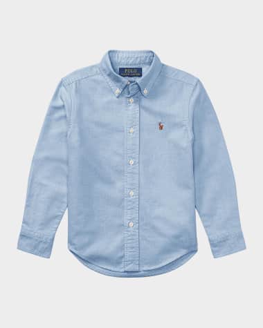Ralph Lauren Childrenswear Boy's Oxford Sport Shirt, Size 4-7