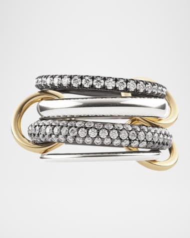 Spinelli Kilcollin Vega 4-Link Silver & Gold Ring