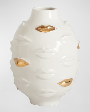 Jonathan Adler Gilded Muse Gala Round Vase