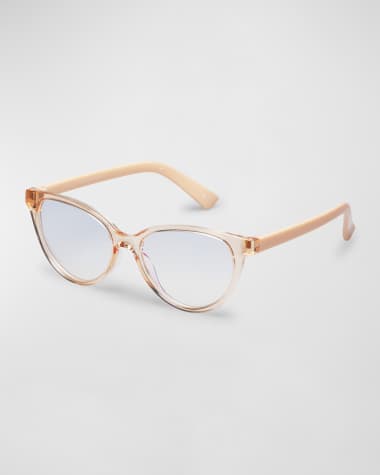 The Book Club The Art of Snore Cat-Eye Reader Glasses