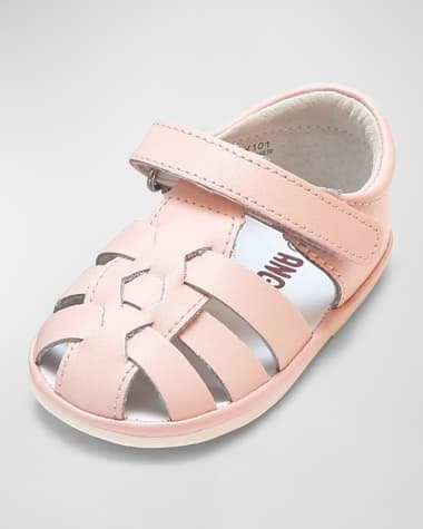 L'Amour Shoes Mack Leather Fisherman Sandal, Baby