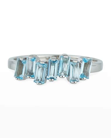 KALAN by Suzanne Kalan 14K White Gold Amalfi Wave Ring, Size 4-8.5