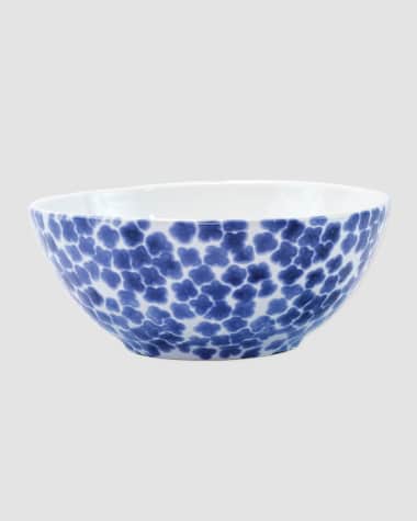 Vietri Santorini Flower Small Serving Bowl