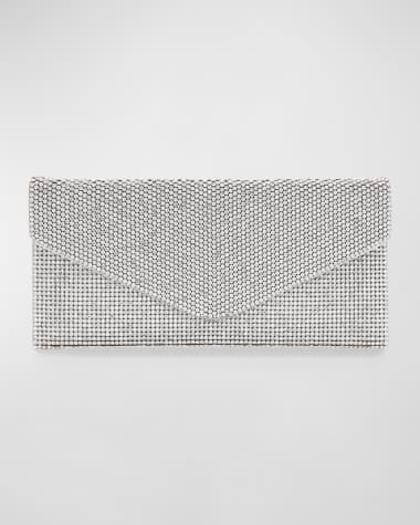 Judith Leiber Couture Envelope Beaded Clutch Bag