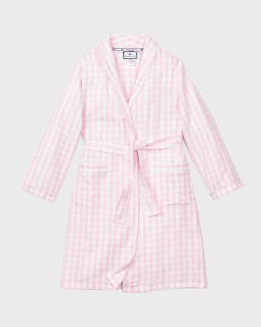 Petite Plume Gingham Robe, Size 2-14